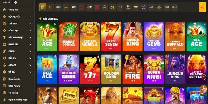 Slot game BJ88 trò chơi được tích hợp rất nhiều tính năng nổi bật